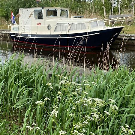 Boat Ella - Kamperen Op Het Water -Niet Om Mee Te Varen -Read Host Profile-Lees Hostprofiel Jutrijp Esterno foto